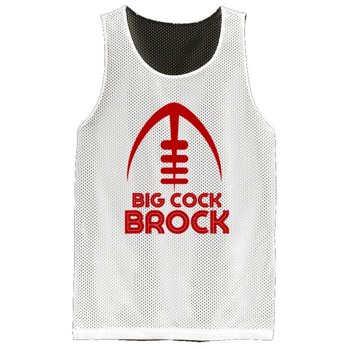 Retro Vintage Big Cock Brock Humor Mesh Reversible Basketball Jersey Tank