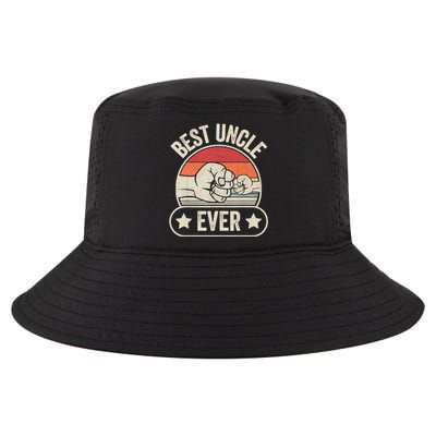 Retro Vintage Best Uncle Ever Fist-bump Cool Comfort Performance Bucket Hat