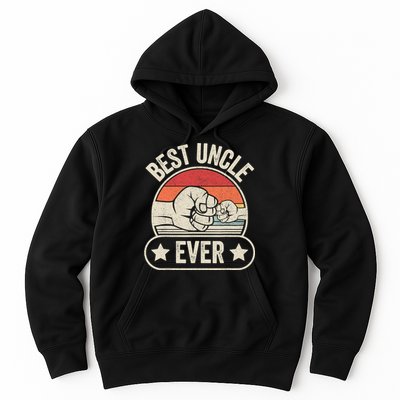 Retro Vintage Best Uncle Ever Fist-bump Hoodie