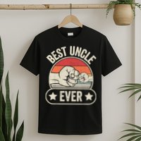 Retro Vintage Best Uncle Ever Fist-bump T-Shirt