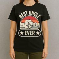 Retro Vintage Best Uncle Ever Fist-bump T-Shirt