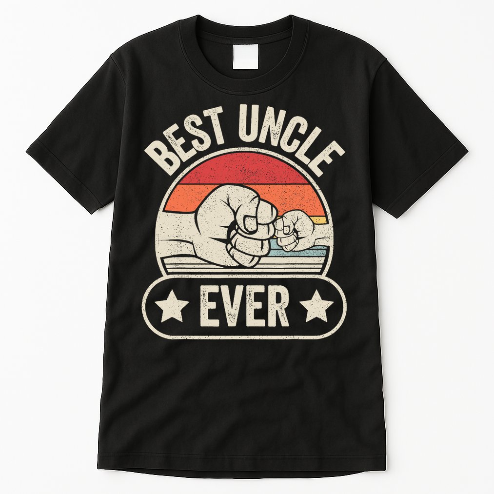 Retro Vintage Best Uncle Ever Fist-bump Tall T-Shirt