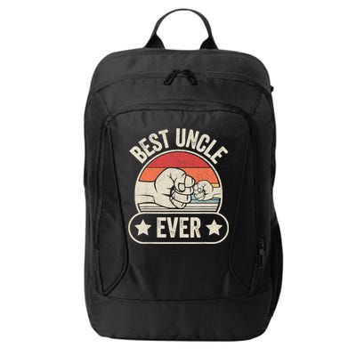 Retro Vintage Best Uncle Ever Fist-bump City Backpack
