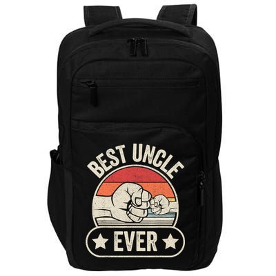 Retro Vintage Best Uncle Ever Fist-bump Impact Tech Backpack
