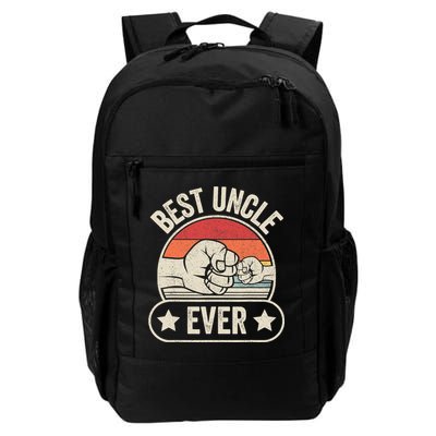 Retro Vintage Best Uncle Ever Fist-bump Backpack