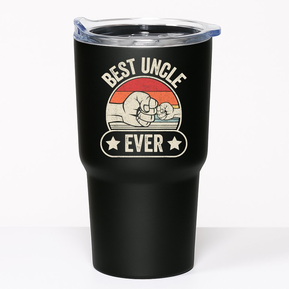 Retro Vintage Best Uncle Ever Fist-bump Tumbler