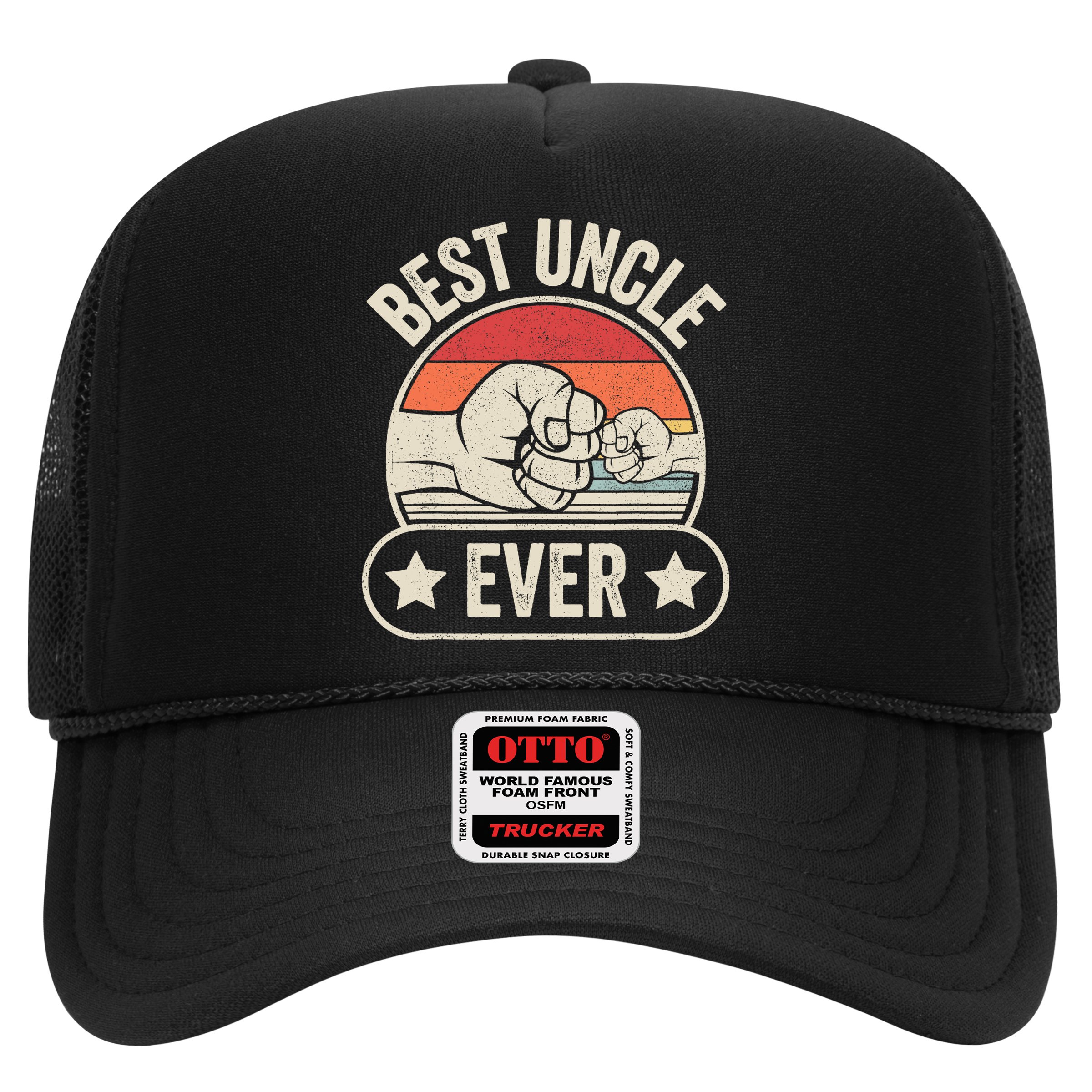Retro Vintage Best Uncle Ever Fist-bump Hat