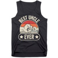 Retro Vintage Best Uncle Ever Fist-bump Tank Top