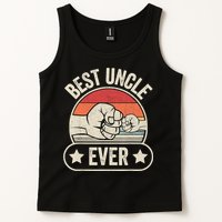 Retro Vintage Best Uncle Ever Fist-bump Tank Top