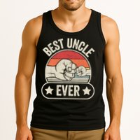 Retro Vintage Best Uncle Ever Fist-bump Tank Top