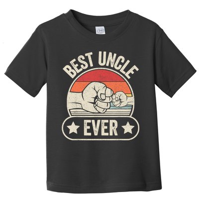 Retro Vintage Best Uncle Ever Fist-bump Toddler T-Shirt