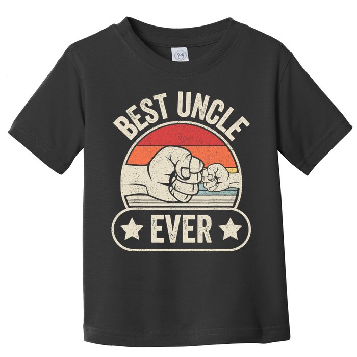 Retro Vintage Best Uncle Ever Fist-bump Toddler T-Shirt