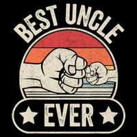 Retro Vintage Best Uncle Ever Fist-bump Women's V-Neck T-Shirt