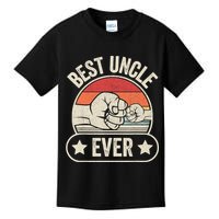 Retro Vintage Best Uncle Ever Fist-bump Kids T-Shirt