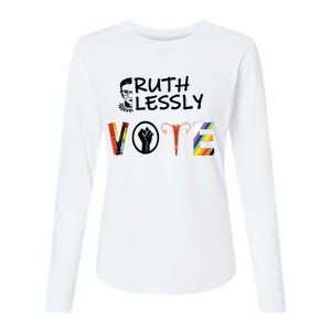 Ruthlessly Vote Banned Books Womens Cotton Relaxed Long Sleeve T-Shirt