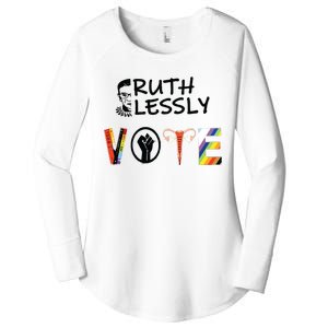 Ruthlessly Vote Banned Books Women's Perfect Tri Tunic Long Sleeve Shirt