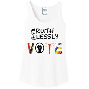 Ruthlessly Vote Banned Books Ladies Essential Tank