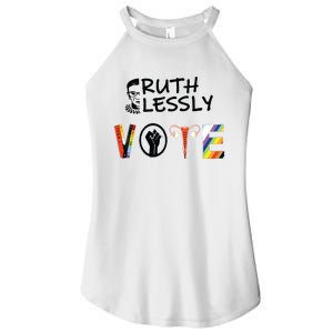 Ruthlessly Vote Banned Books Women's Perfect Tri Rocker Tank