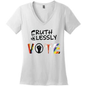 Ruthlessly Vote Banned Books Women's V-Neck T-Shirt