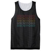 Retro Vintage Brentford Mesh Reversible Basketball Jersey Tank