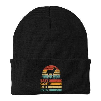 Retro Vintage Best Goat Dad Ever Shirts Animals Lover Beanie
