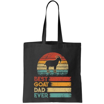 Retro Vintage Best Goat Dad Ever Shirts Animals Lover Bag