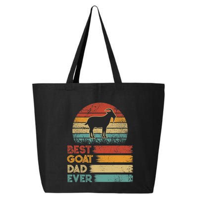 Retro Vintage Best Goat Dad Ever Shirts Animals Lover 25L Jumbo Tote