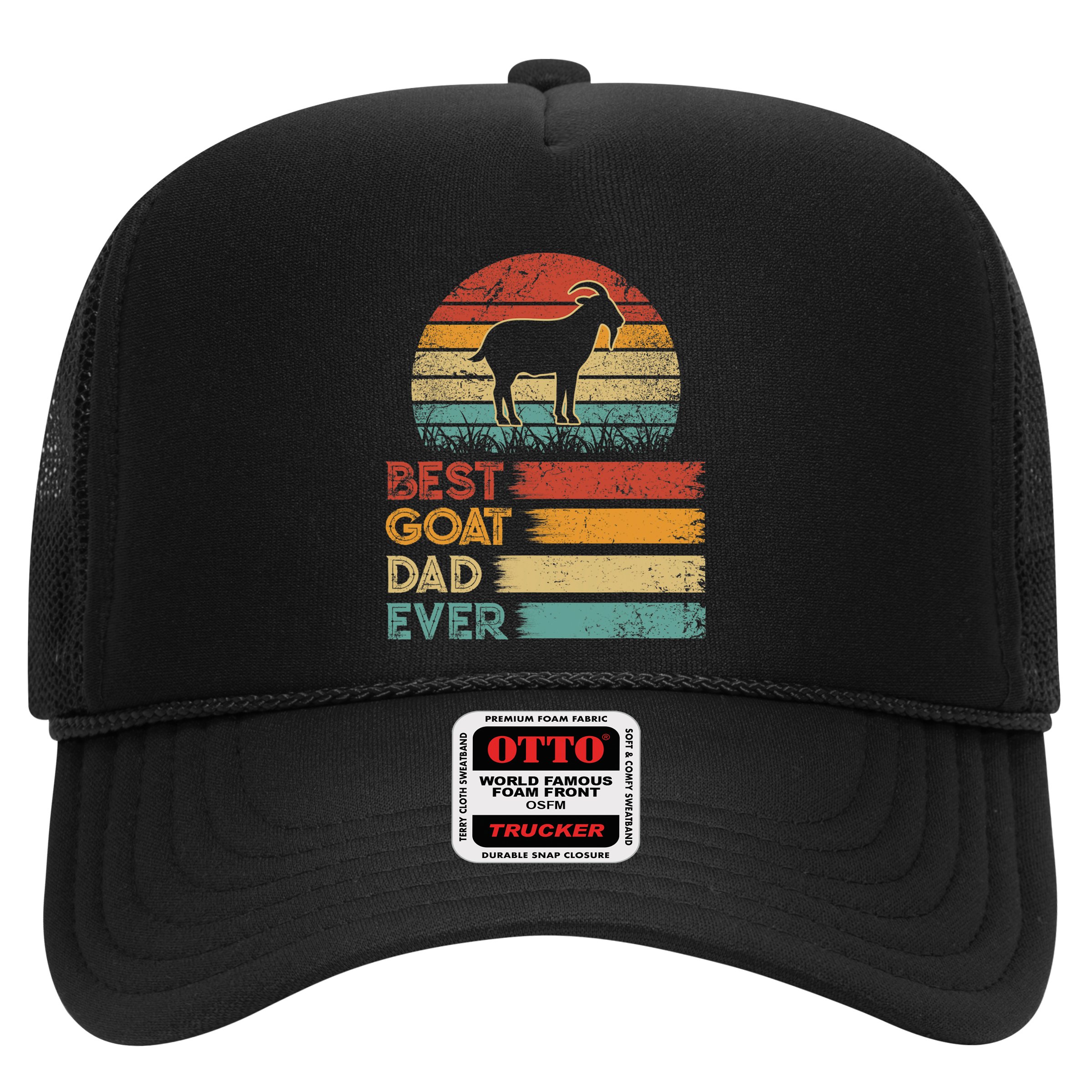 Retro Vintage Best Goat Dad Ever Shirts Animals Lover Hat