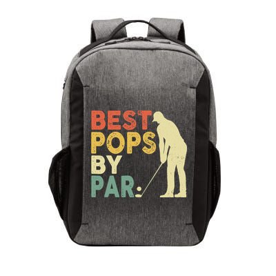 Retro Vintage Best Pops By Par Golf Father's Day For Grandpa Vector Backpack