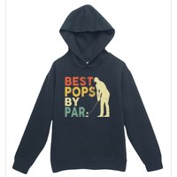 Retro Vintage Best Pops By Par Golf Father's Day For Grandpa Urban Pullover Hoodie