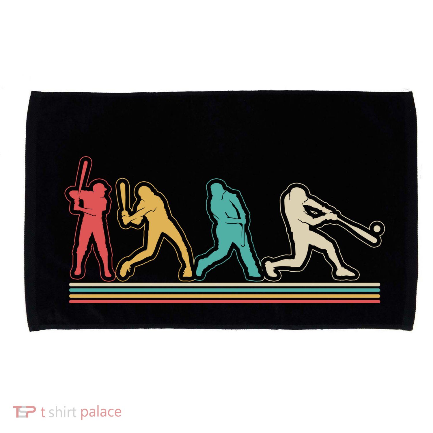 Retro Vintage Baseball Sports Fan Microfiber Hand Towel