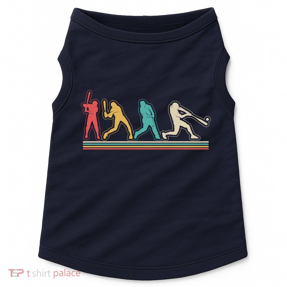 Retro Vintage Baseball Sports Fan Doggie Tank
