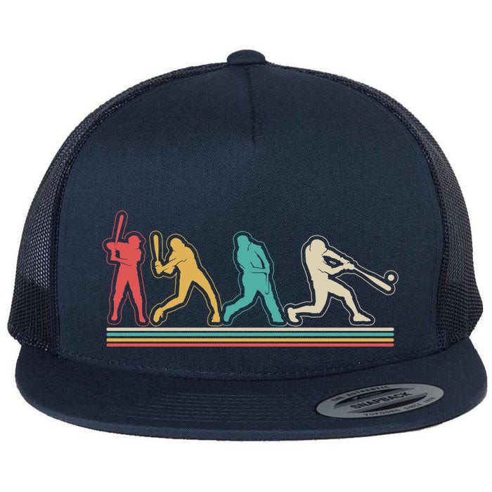 Retro Vintage Baseball Sports Fan Flatbill Hat
