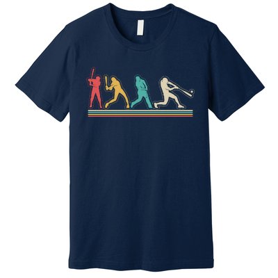 Retro Vintage Baseball Sports Fan Premium T-Shirt