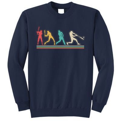 Retro Vintage Baseball Sports Fan Tall Sweatshirt