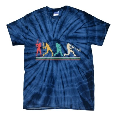 Retro Vintage Baseball Sports Fan Tie-Dye T-Shirt