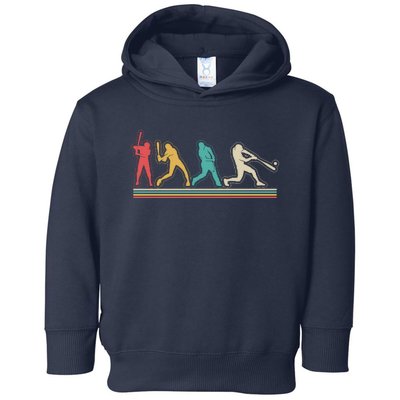 Retro Vintage Baseball Sports Fan Toddler Hoodie