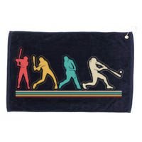 Retro Vintage Baseball Sports Fan Grommeted Golf Towel