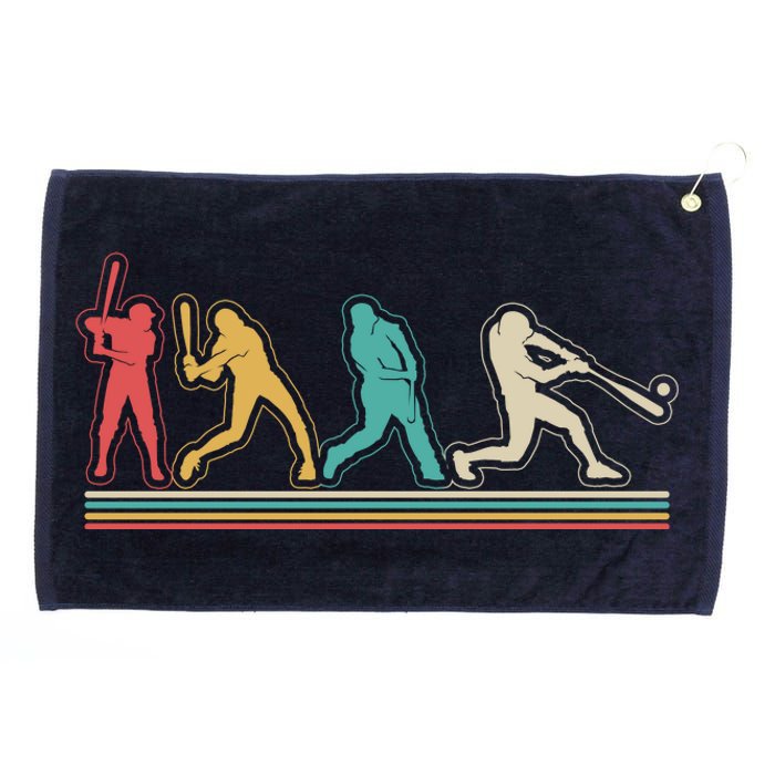 Retro Vintage Baseball Sports Fan Grommeted Golf Towel