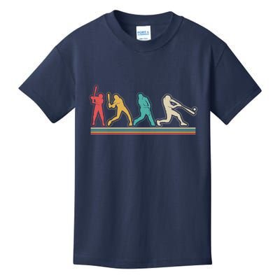 Retro Vintage Baseball Sports Fan Kids T-Shirt