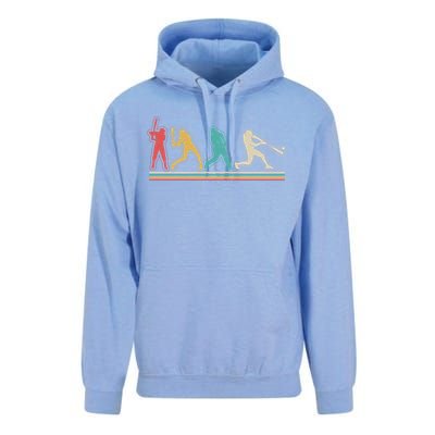 Retro Vintage Baseball Sports Fan Unisex Surf Hoodie