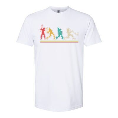 Retro Vintage Baseball Sports Fan Softstyle CVC T-Shirt