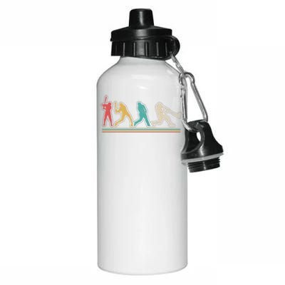 Retro Vintage Baseball Sports Fan Aluminum Water Bottle