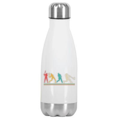 Retro Vintage Baseball Sports Fan Stainless Steel Insulated Water Bottle