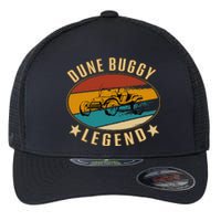 Retro Vintage Beach Car  Dune Buggy Legend Flexfit Unipanel Trucker Cap