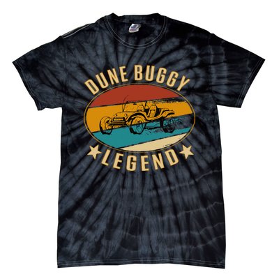 Retro Vintage Beach Car  Dune Buggy Legend Tie-Dye T-Shirt