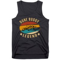 Retro Vintage Beach Car  Dune Buggy Legend Tank Top