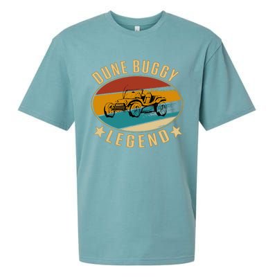 Retro Vintage Beach Car  Dune Buggy Legend Sueded Cloud Jersey T-Shirt