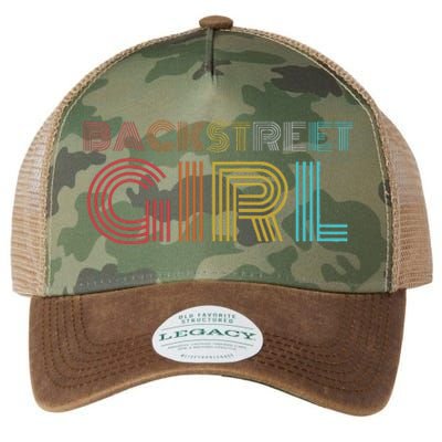 Retro Vintage Backstreet Girl Legacy Tie Dye Trucker Hat