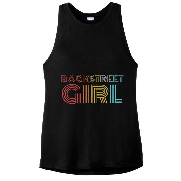Retro Vintage Backstreet Girl Ladies PosiCharge Tri-Blend Wicking Tank